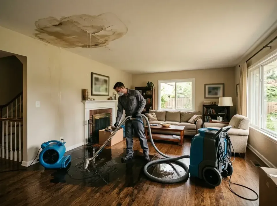attic-pipe-burst-ceiling-drip-008 — frequently asked questions, Water Damage Restoration & Carpet Care in Seymour, TN